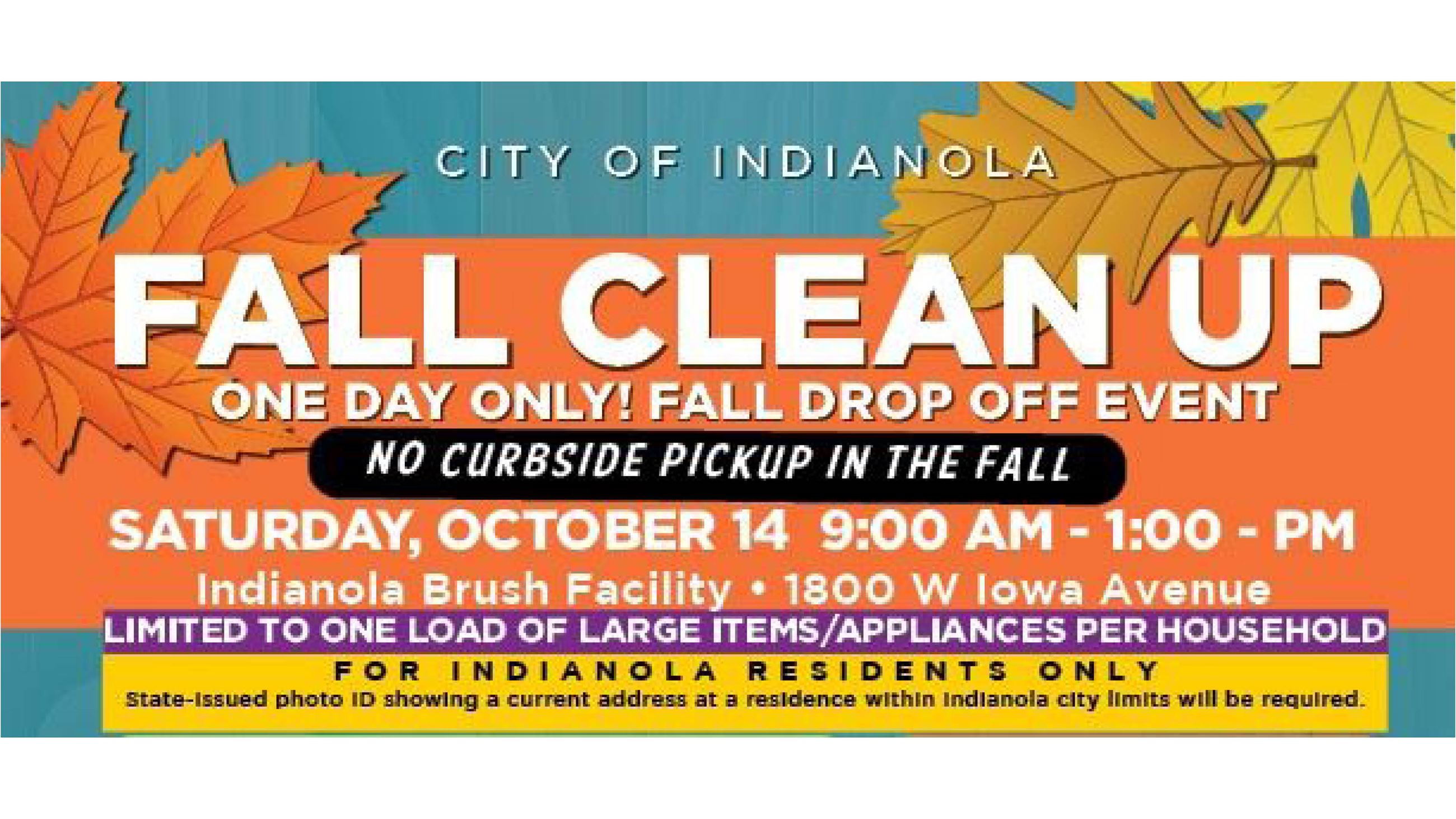 Fall cleanup graphic October 14, 2023