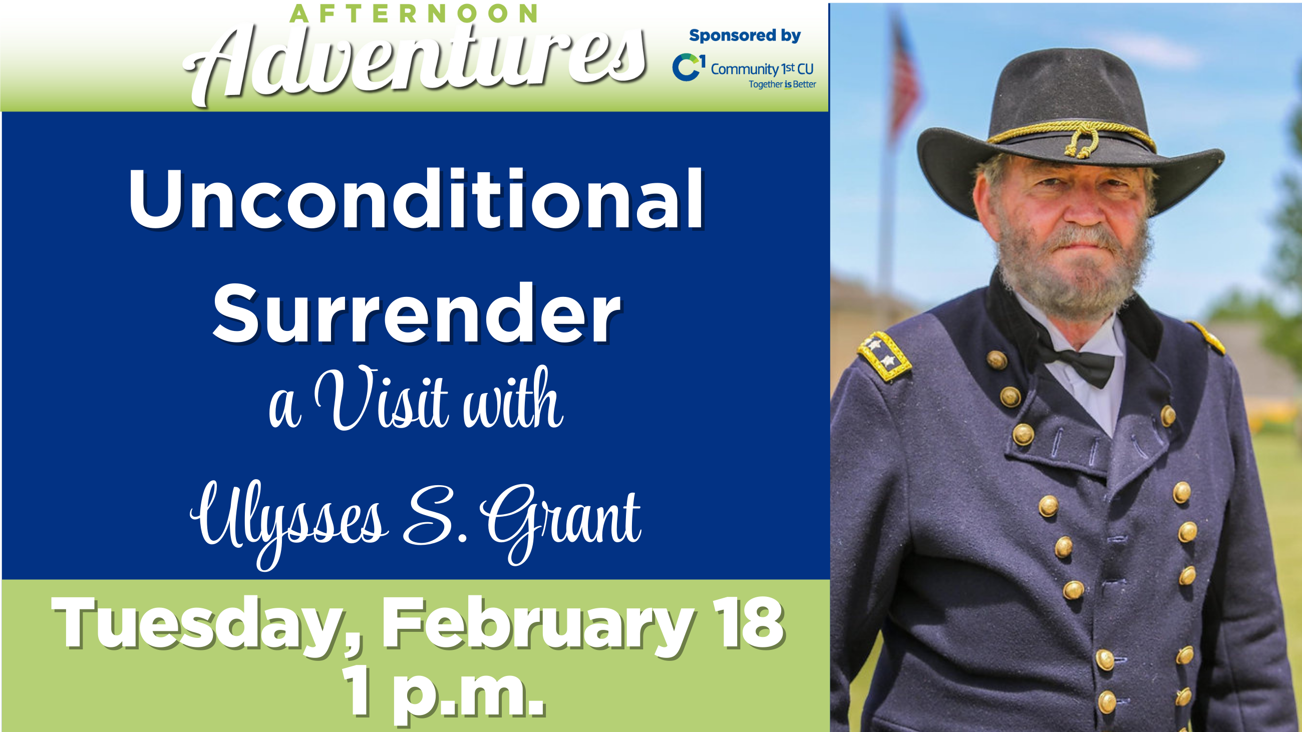 Man in Ulysses S. Grant uniform