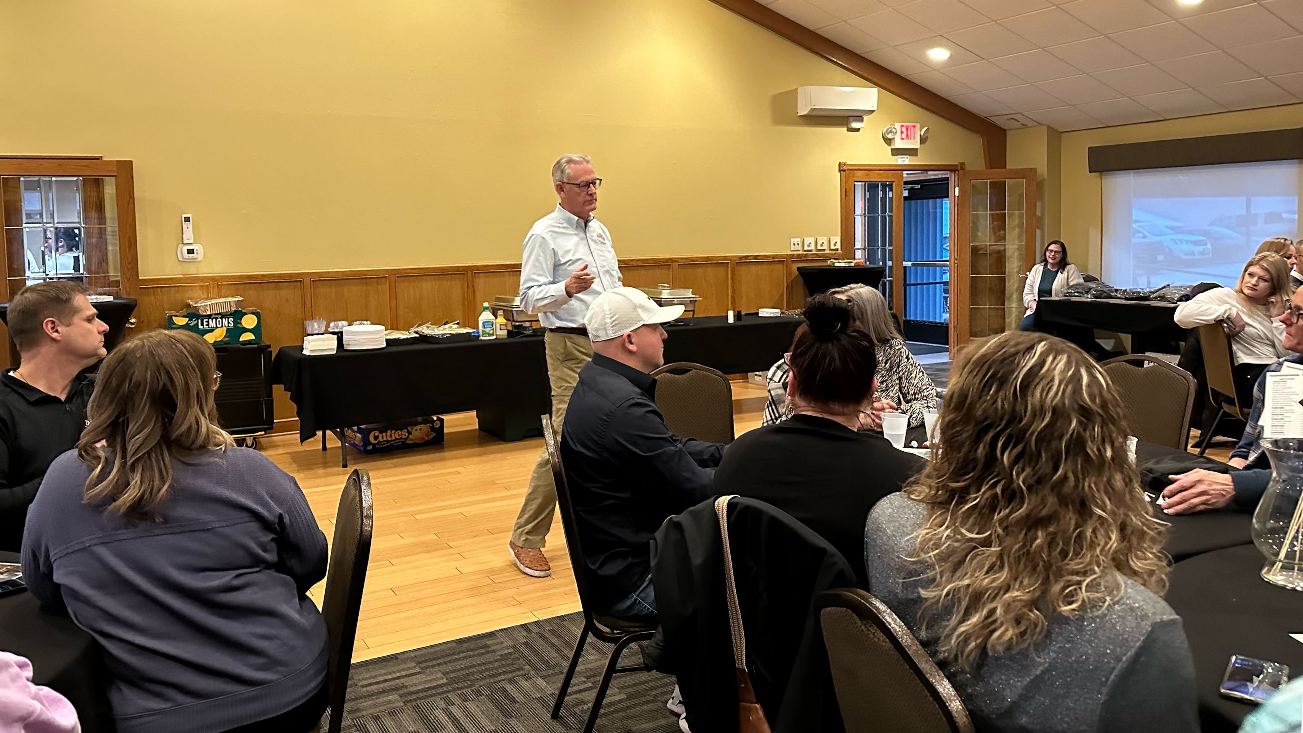Mayor Richardson speaks during annual awards banquet on Friday, March 7, 2025.