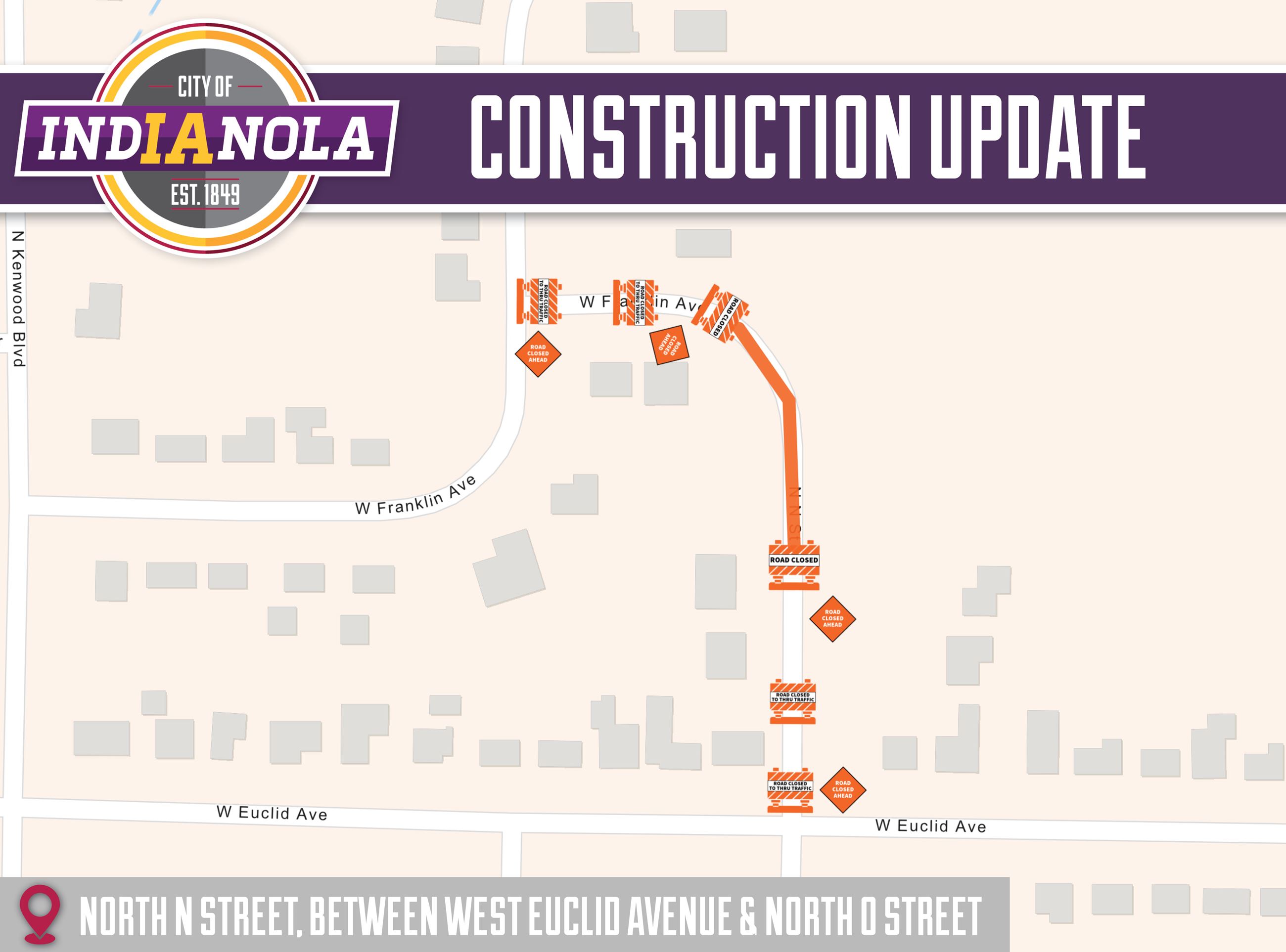 Construction Update for North N Street Storm Sewer Repairs Project