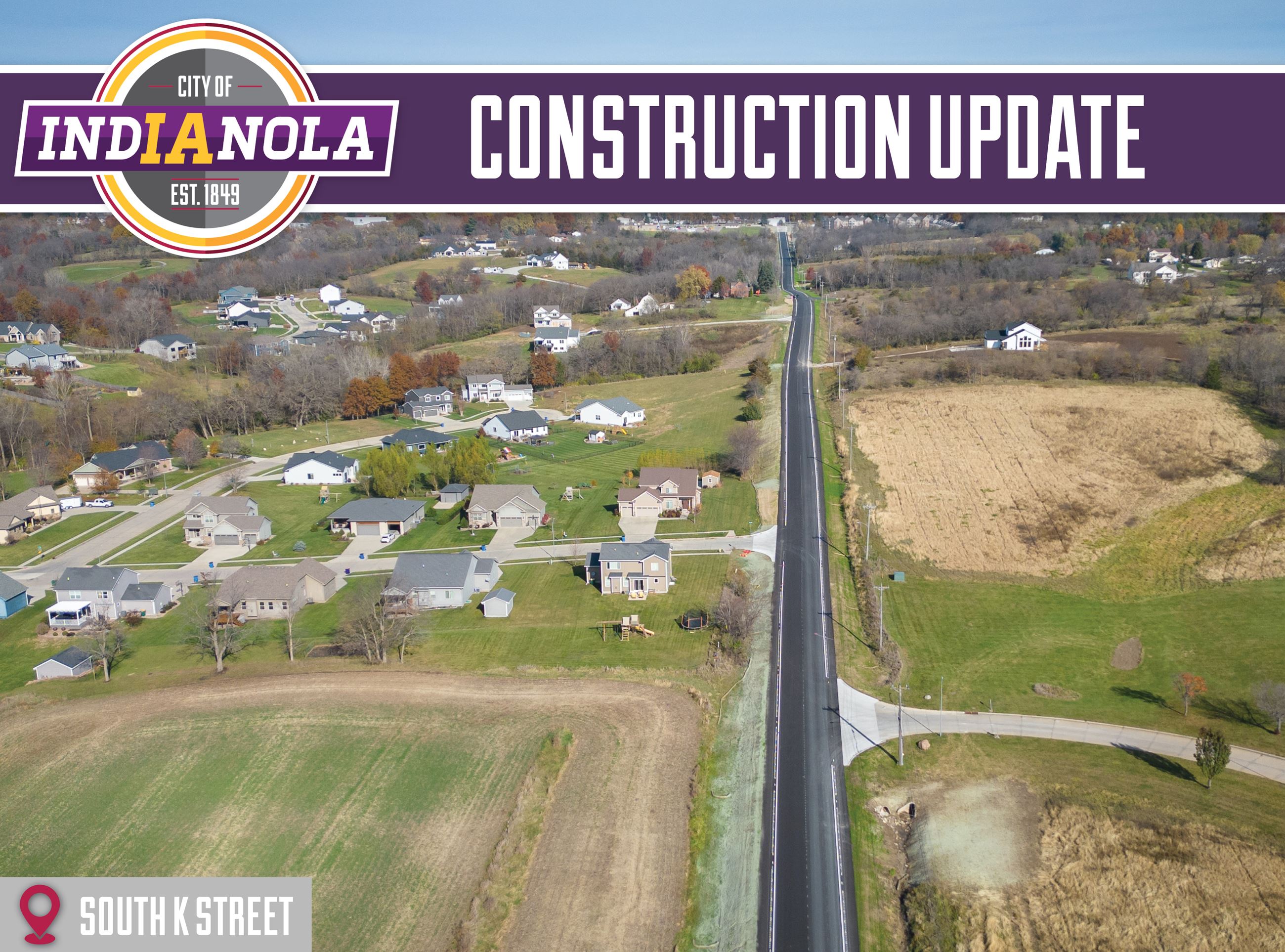 Construction Update for South K Street - November 8, 2024