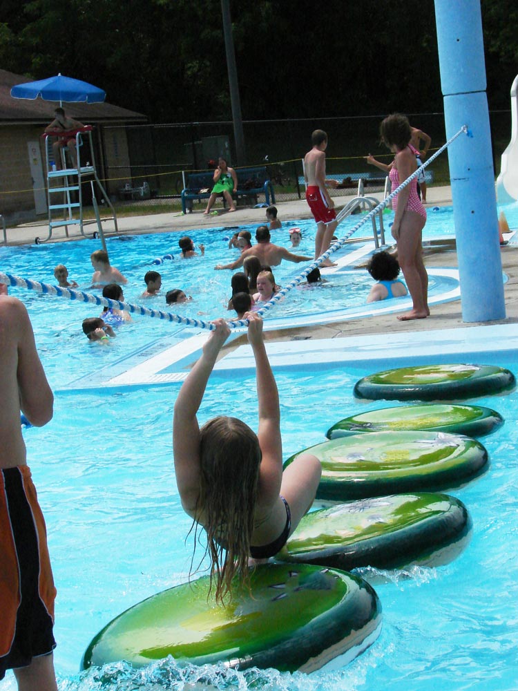Leaping Lily Pads at Veterans Memorial Aquatic Center